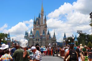 disney world, cinderella castle